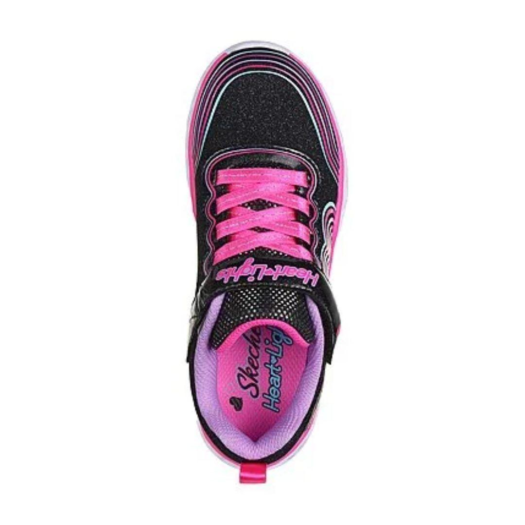 ZAPATILLAS SKECHERS GIRLS’ HEART LIGHTS 302689L-BKMT-3