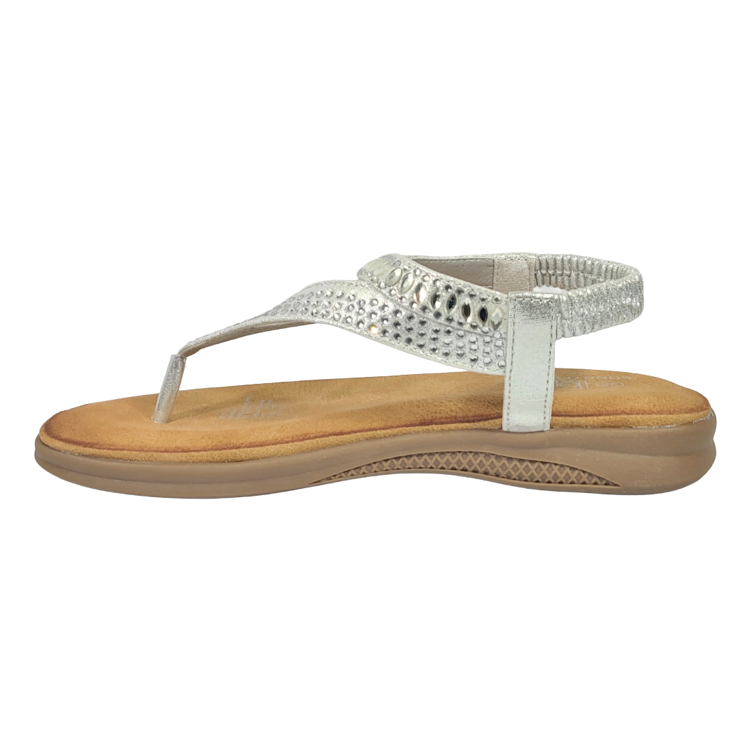 SANDALIAS BONNY FRANCO PLATA MUJER 384-0073-2