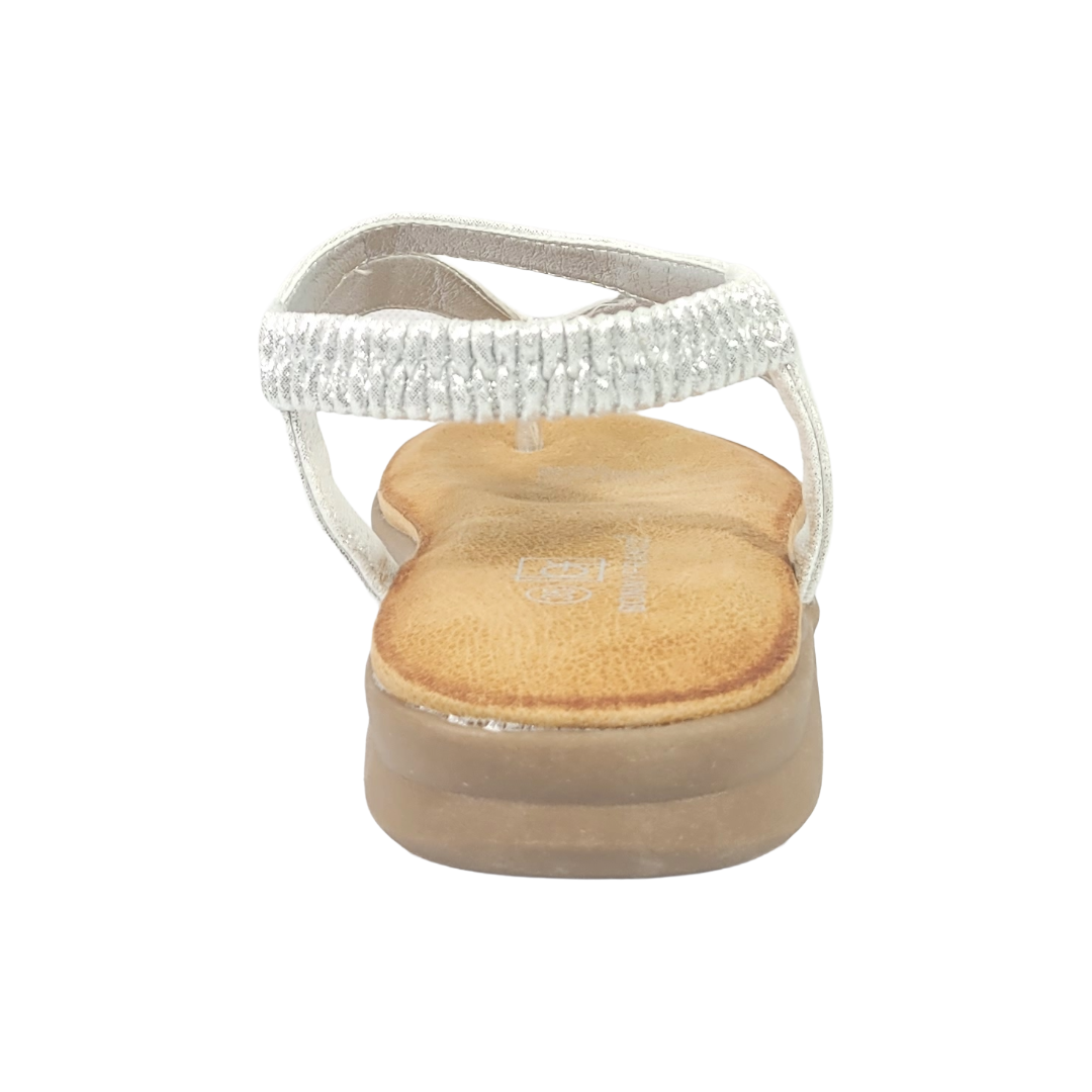 SANDALIAS BONNY FRANCO PLATA MUJER 384-0073-3