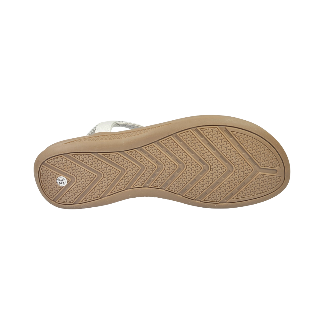 SANDALIAS BONNY FRANCO PLATA MUJER 384-0073-4