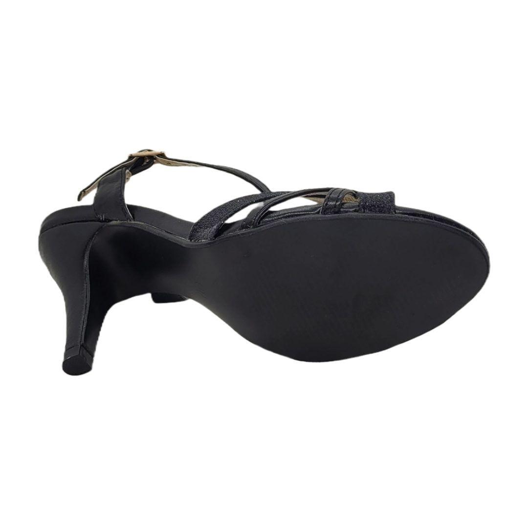 SANDALIAS VIA FRANCA DE FIESTA NEGRO 5G8242-2
