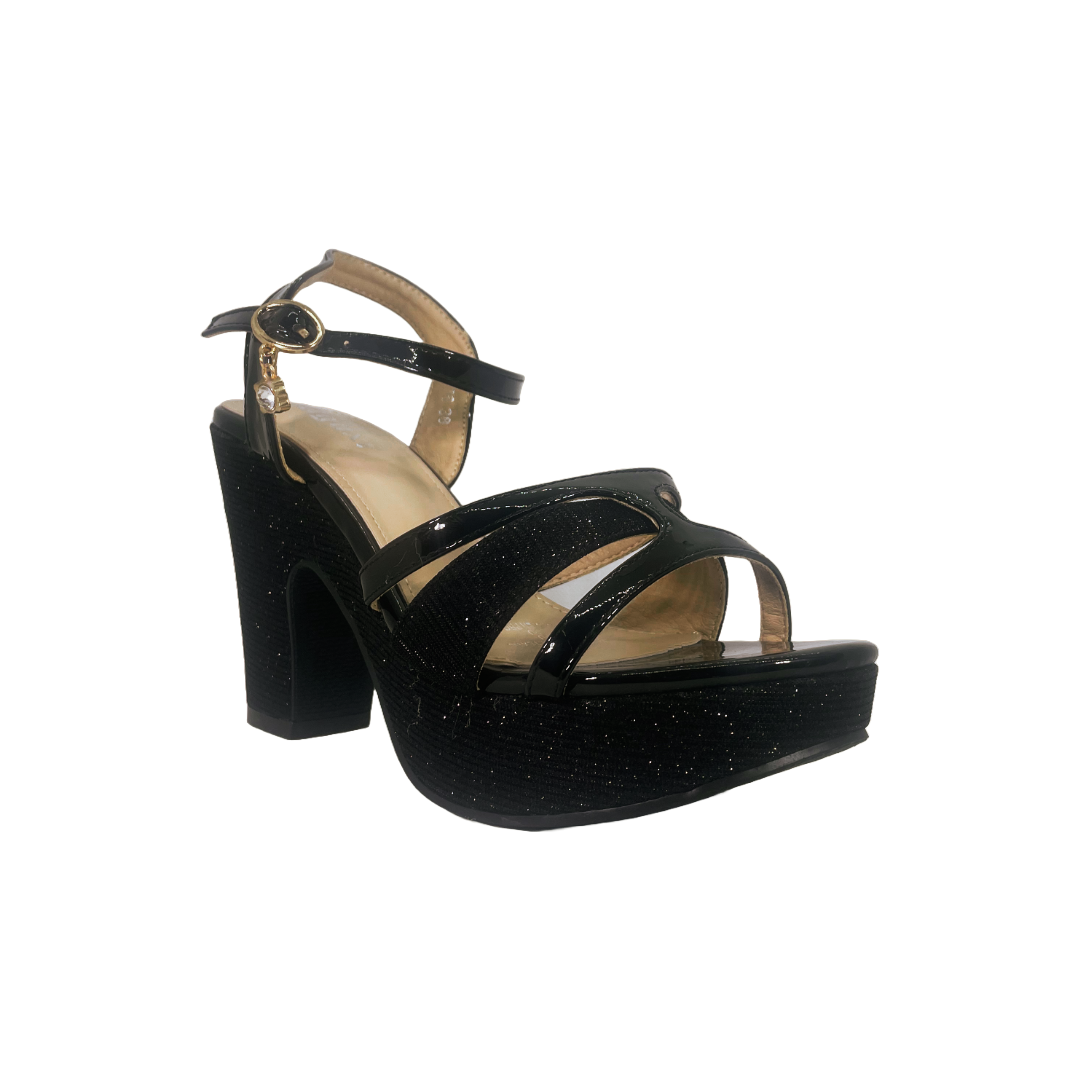 SANDALIAS DE FIESTA AGUXI BLACK 2076-1
