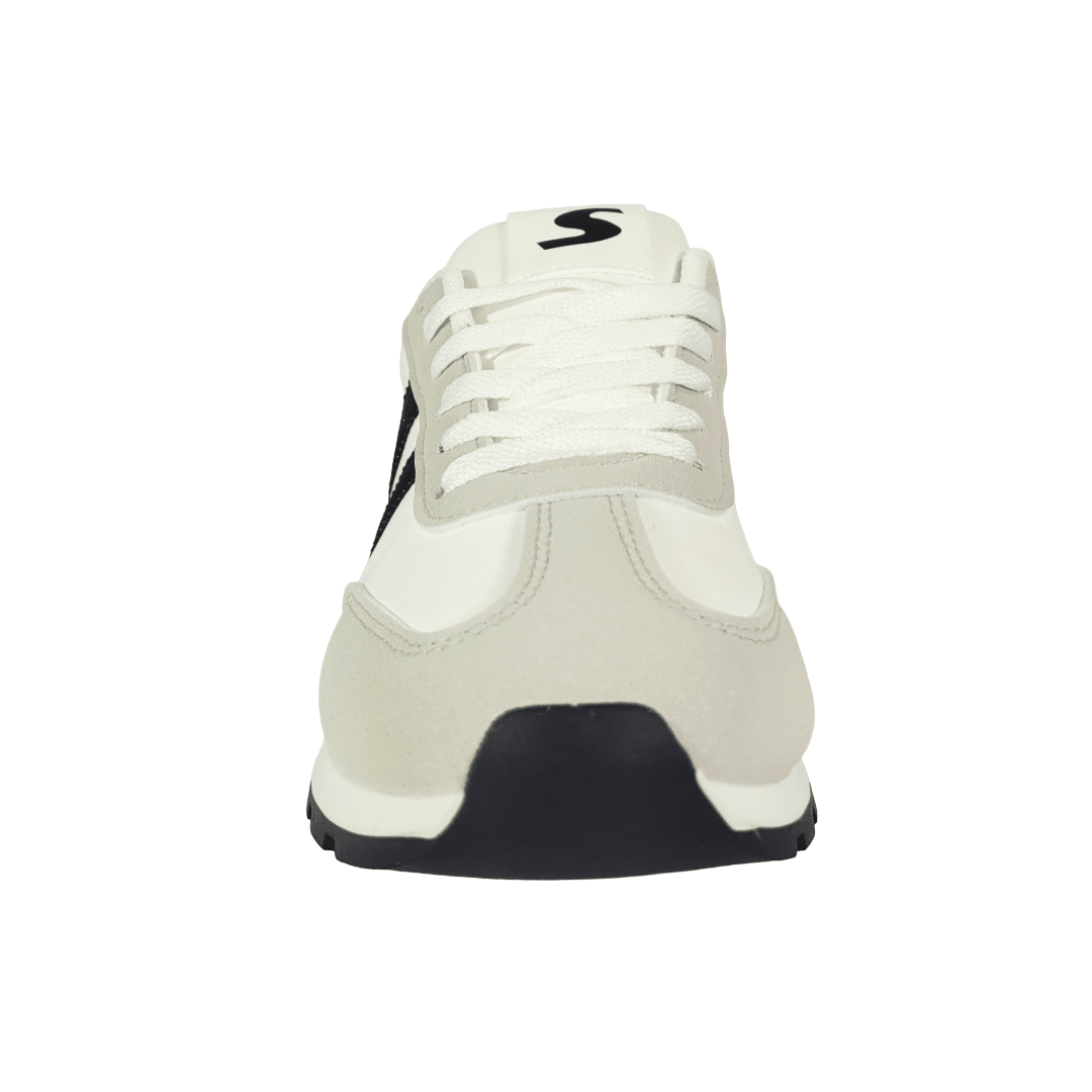 ZAPATILLAS URBANAS SKATER BLANCO/NEGRO MUJER | 769-0231-2