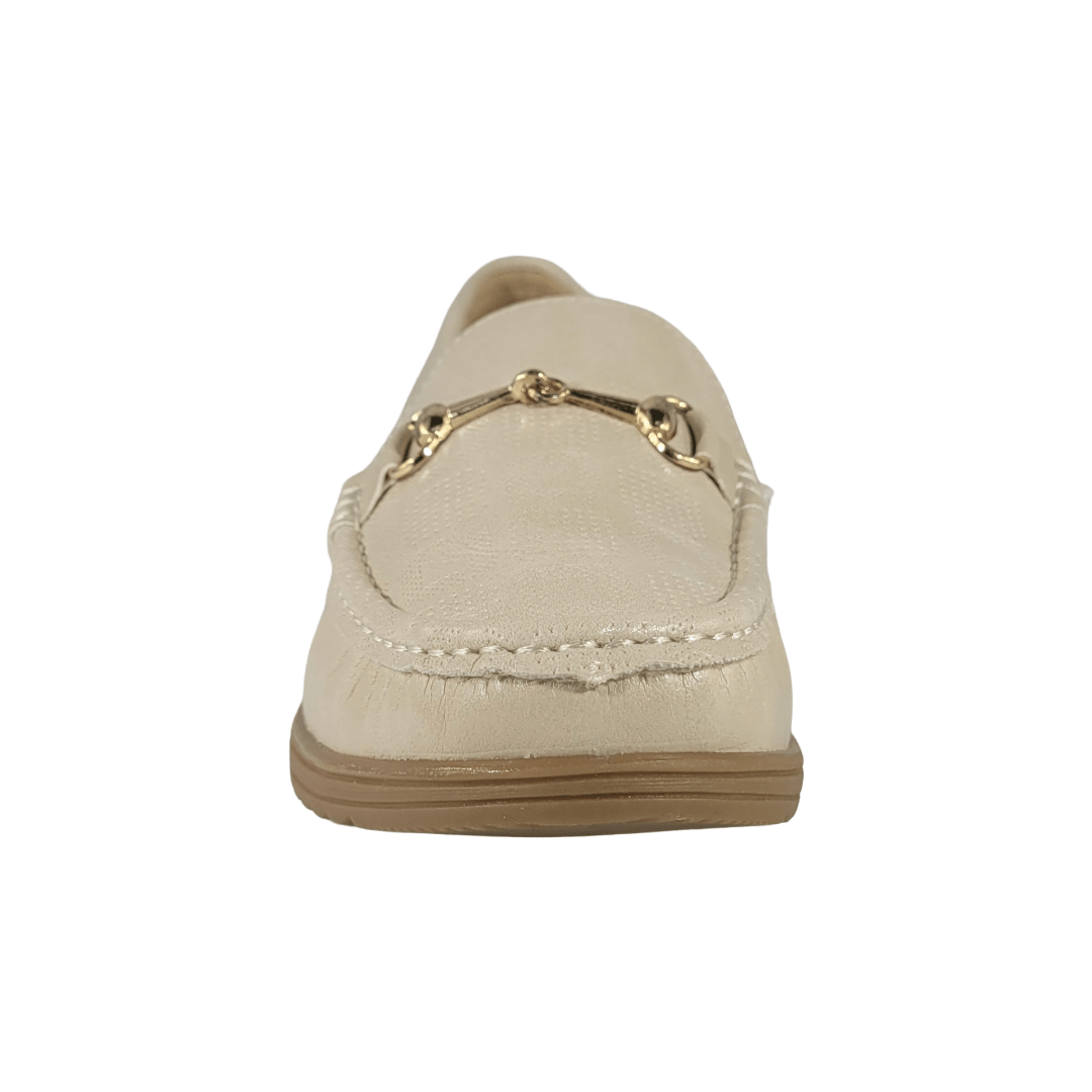 MOCASINES HUALUNAOTE BEIGE MUJER | H-182-2