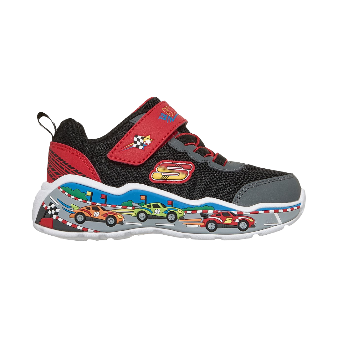 ZAPATILLAS URBANAS SKECHERS PLAY SCENE BEBÉS | 407312N-BKRD-0