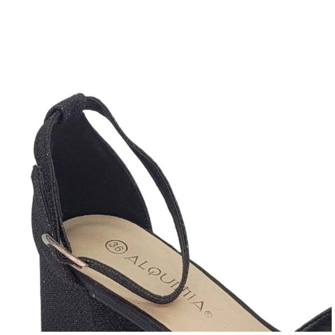 SANDALIAS ALQUIMIA DE FIESTA BLACK 3396-1