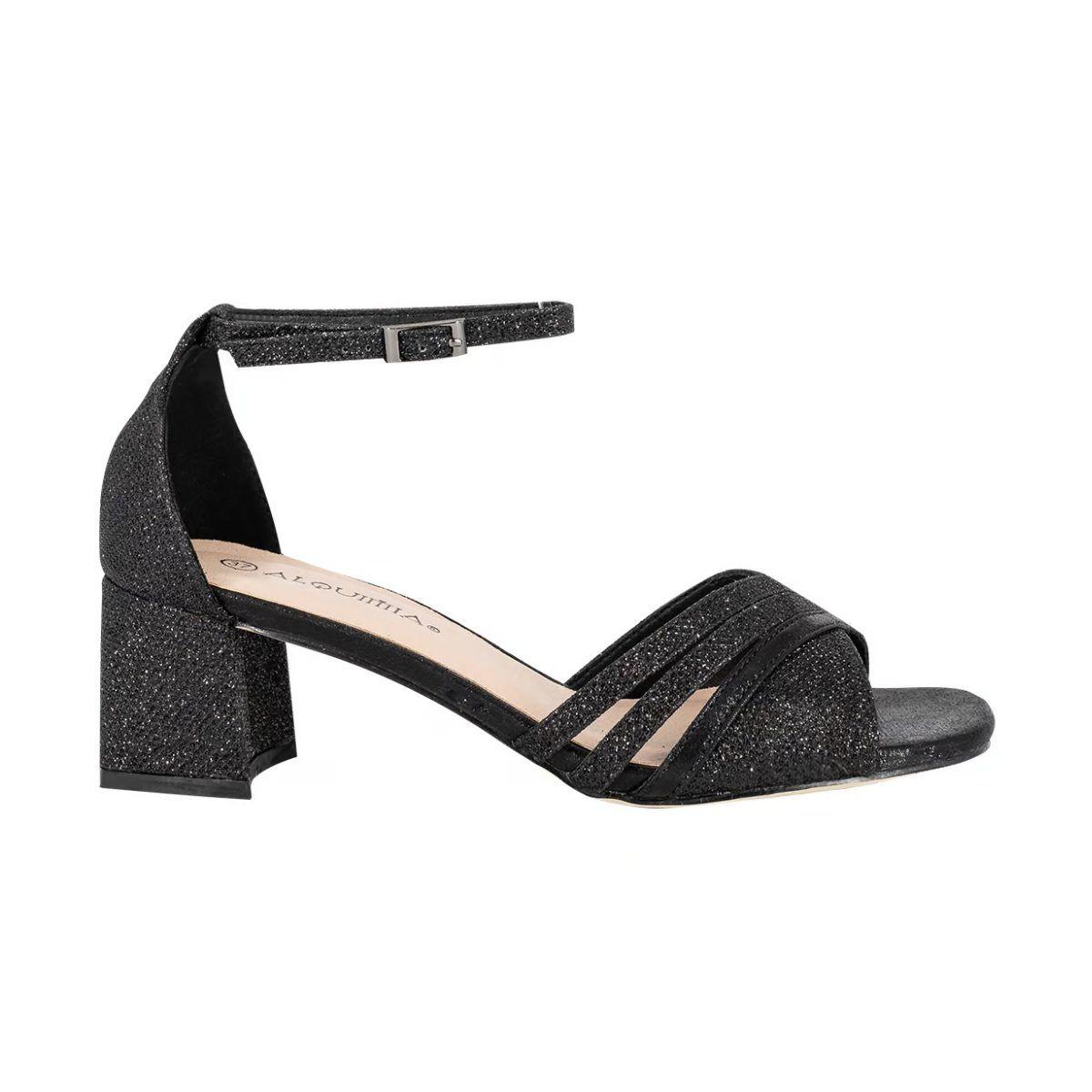 SANDALIAS ALQUIMIA DE FIESTA BLACK 3396-2