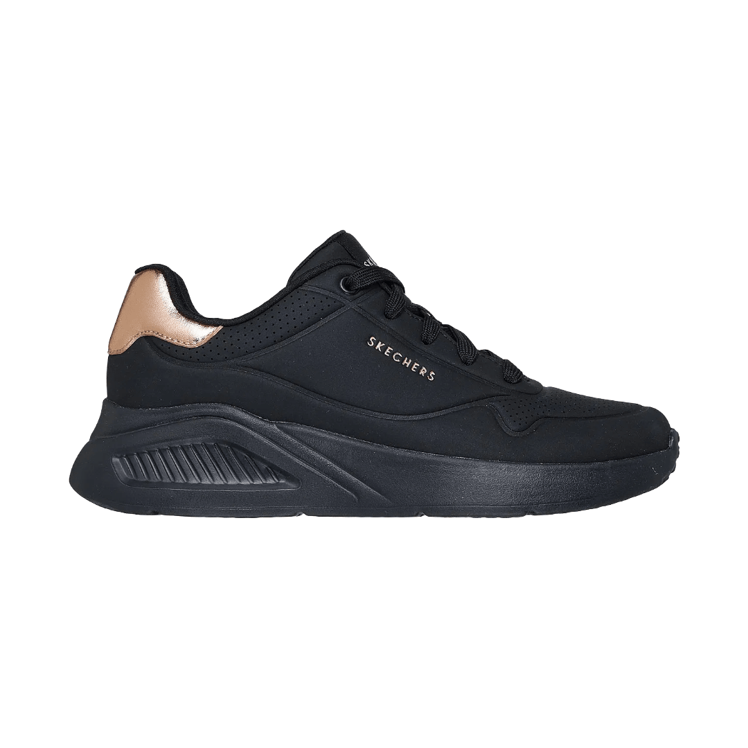 ZAPATILLAS URBANAS SKECHERS UNO LITE SHIMMER ALONG MUJER | 177291-BBK-0