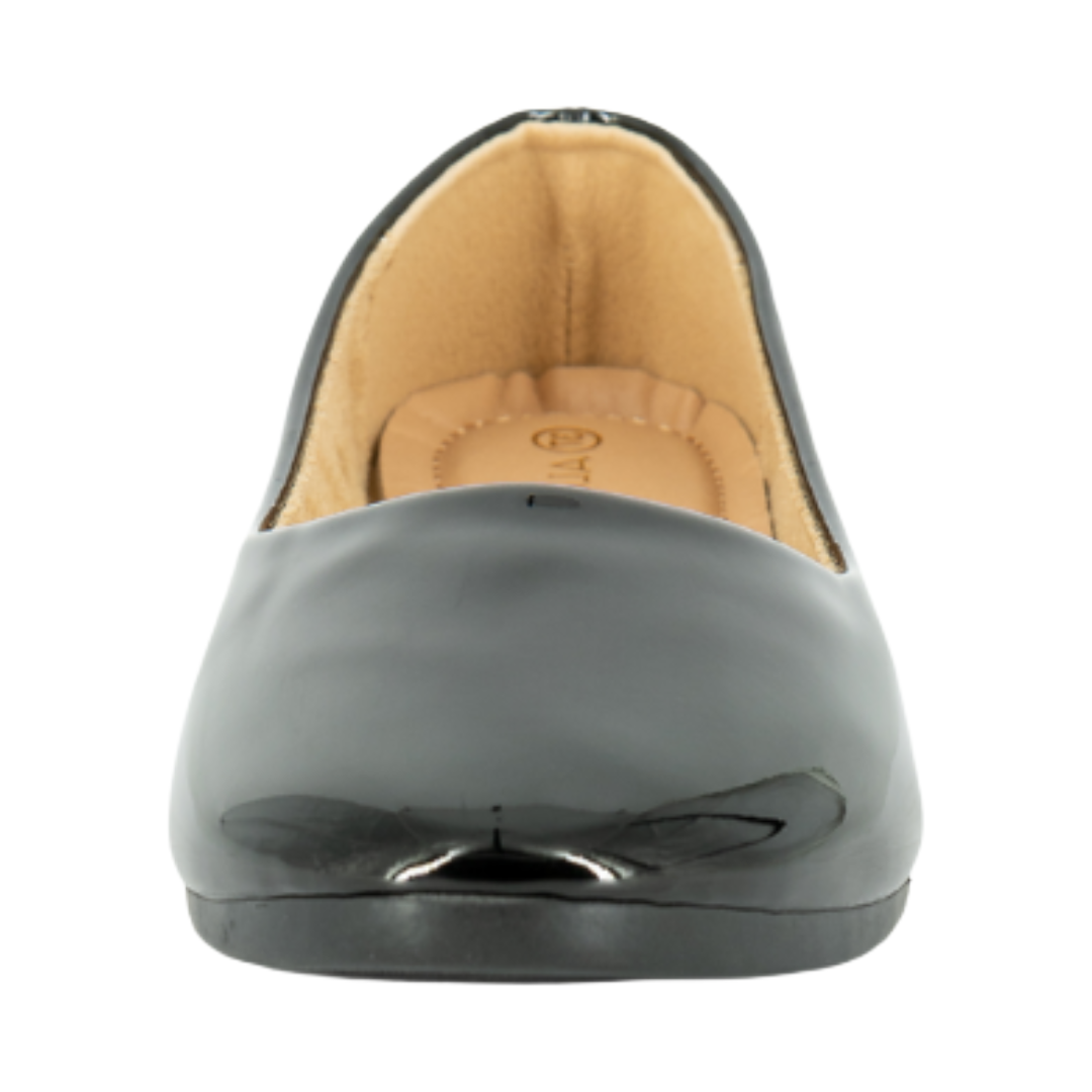 BALLERINAS ALQUIMIA NEGRO CHAROL MUJER 4003-2