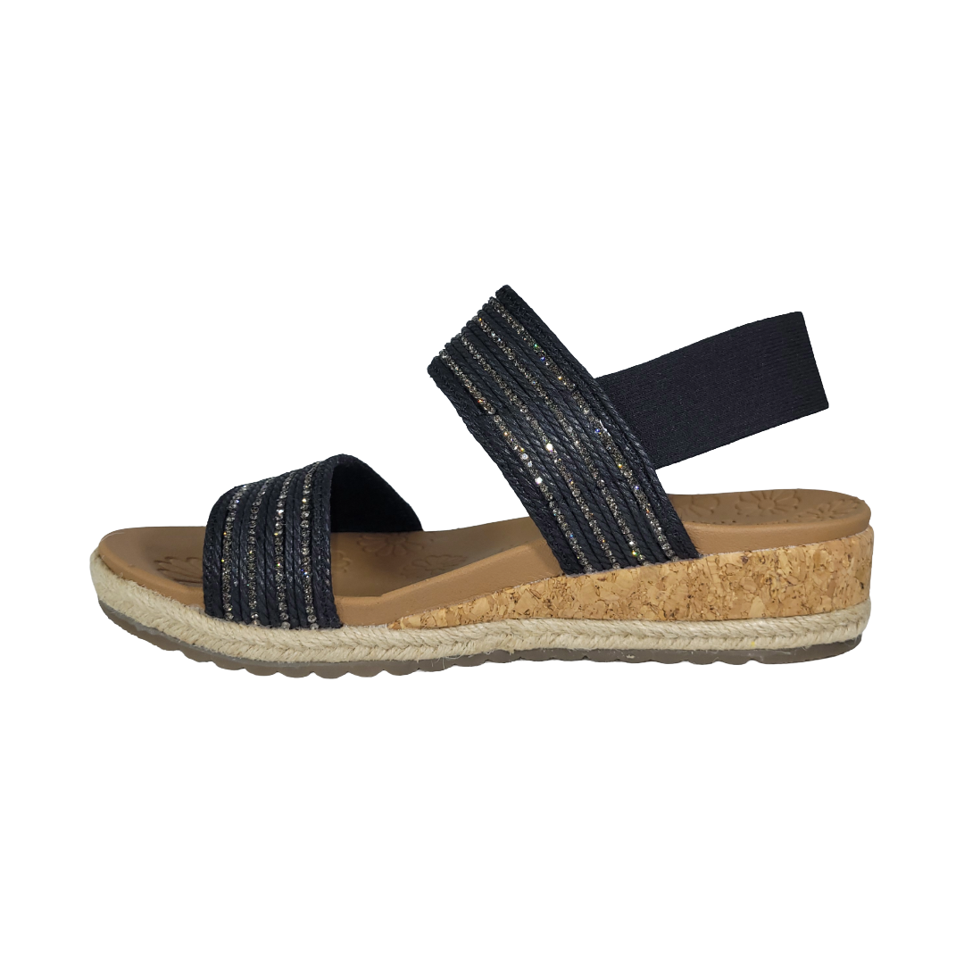 SANDALIAS SKECHERS BREEZIE MUJER | 119506-BLK-3