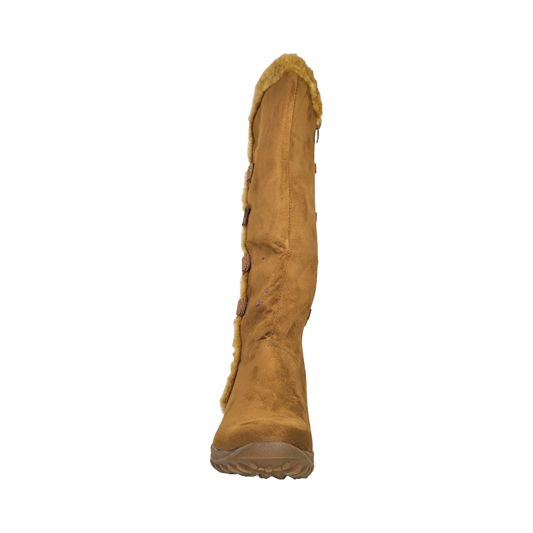 BOTAS CELINA RIGIO CASUALES MUJER CAMEL | NT1748-2