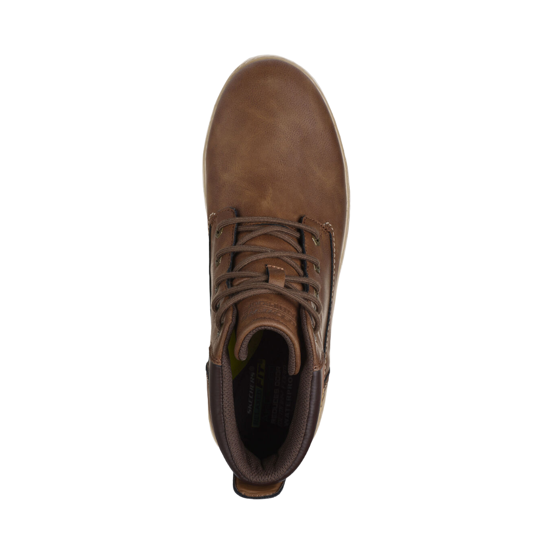 BOTINES SKECHERS GARLAN HOMBRE | 205235-BRN-2
