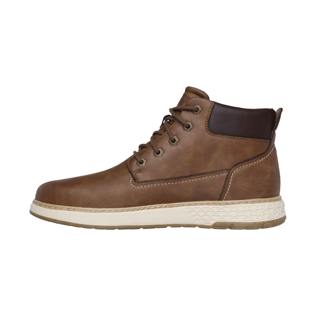 BOTINES SKECHERS GARLAN HOMBRE | 205235-BRN-3