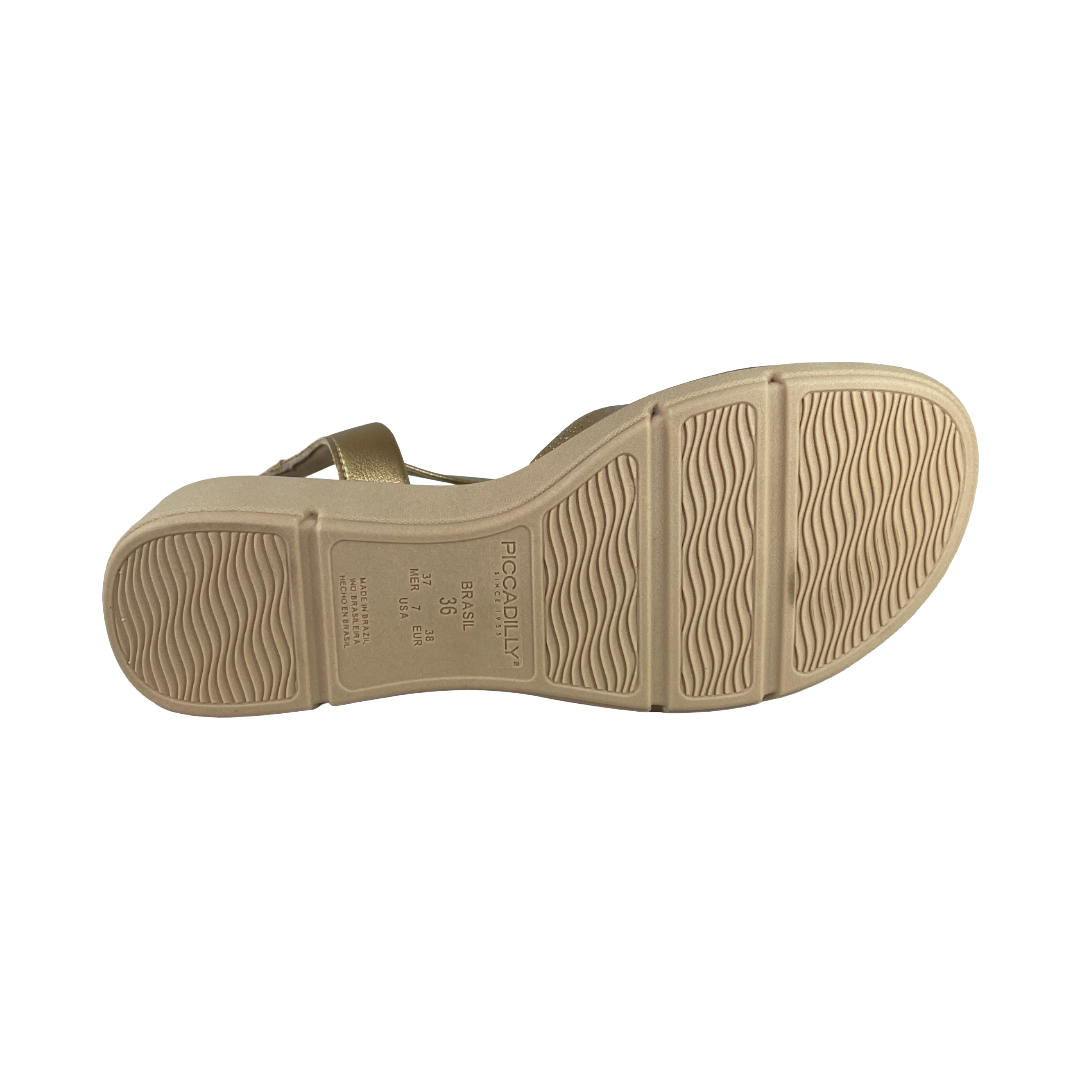 SANDALIAS PICCADILLY DORADO MUJER VU5280T-3