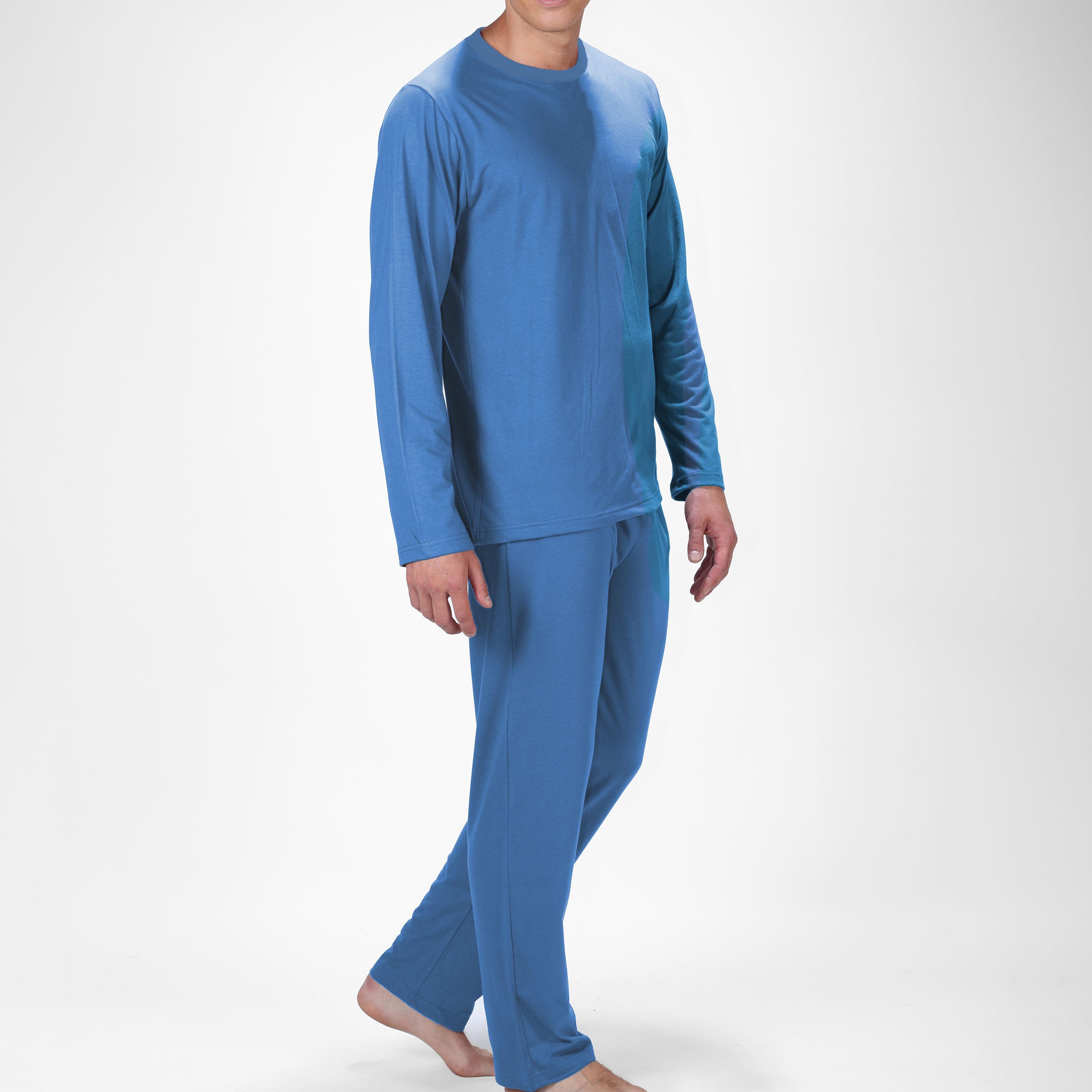 PIJAMA  ALGODÓN HOMBRE LARGO-1