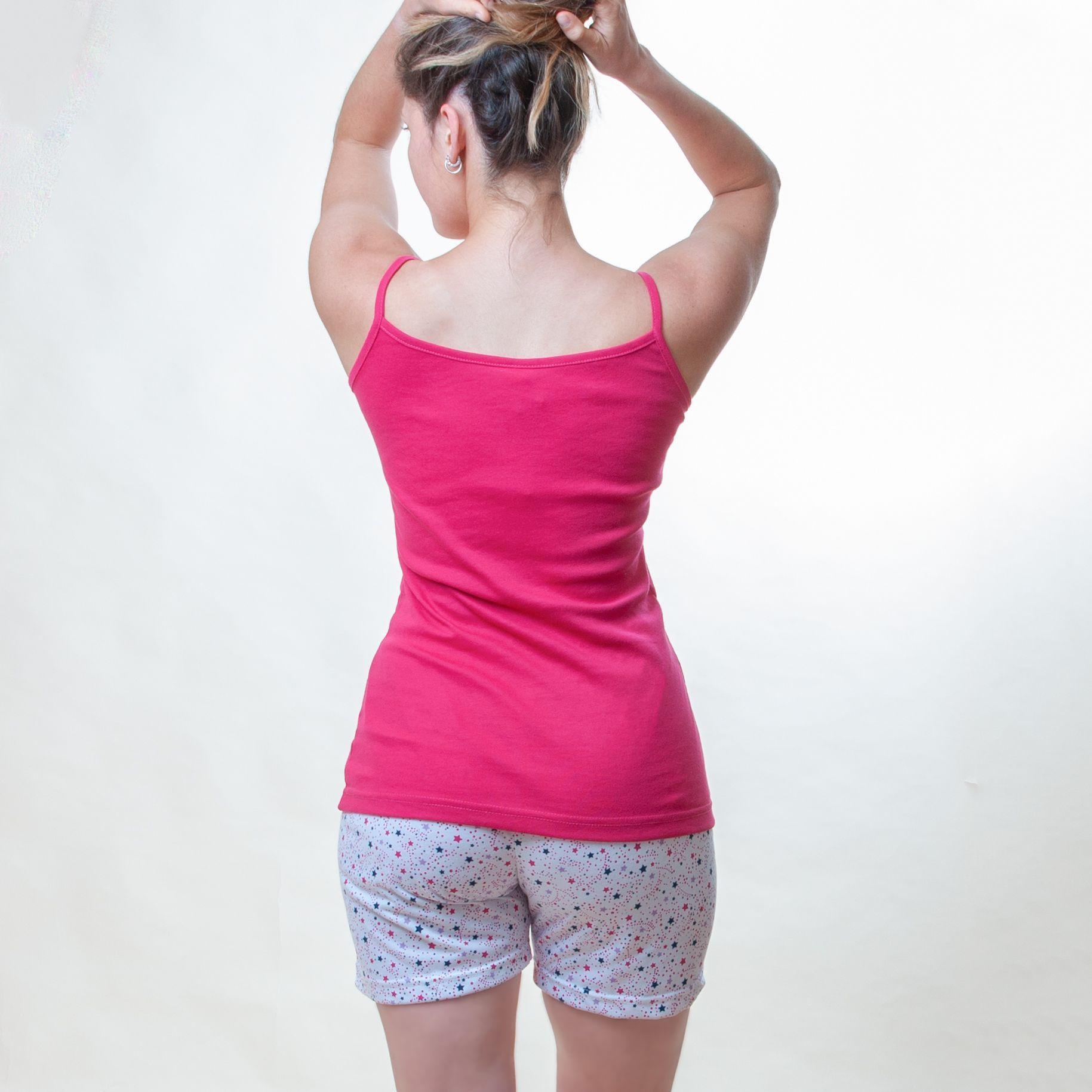 PIJAMA ALGODÓN CORTO MUJER PABILO CALIPSO-1