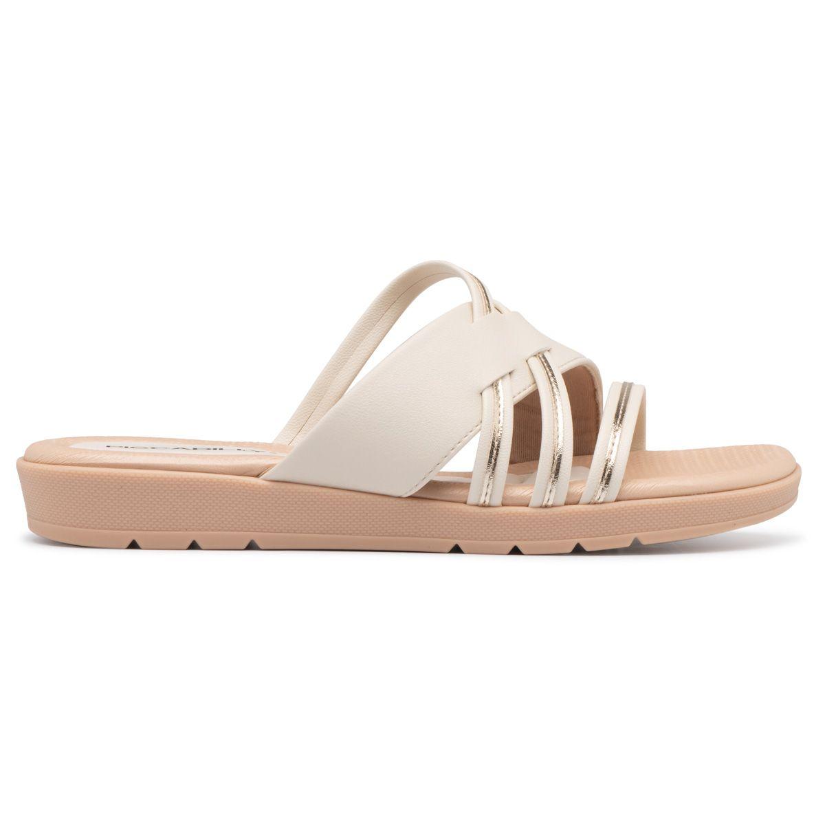 Sandalia Renata Hueso/Dorado 813 Piccadilly-1