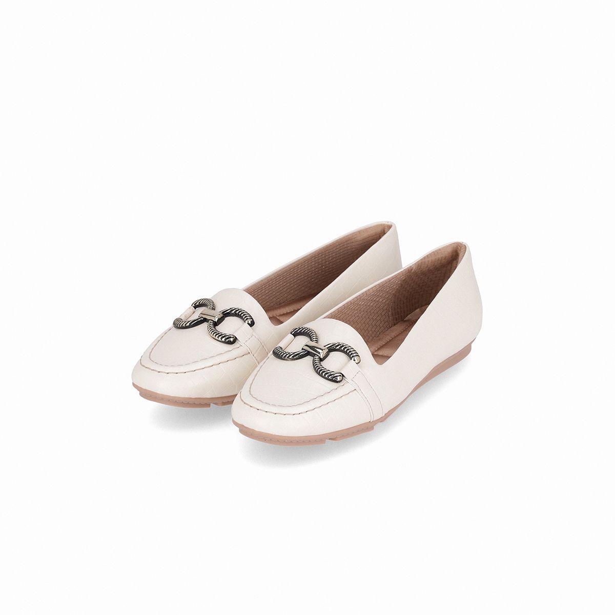 Ballerina Mujer Crema Michelle 36 Piccadilly-1