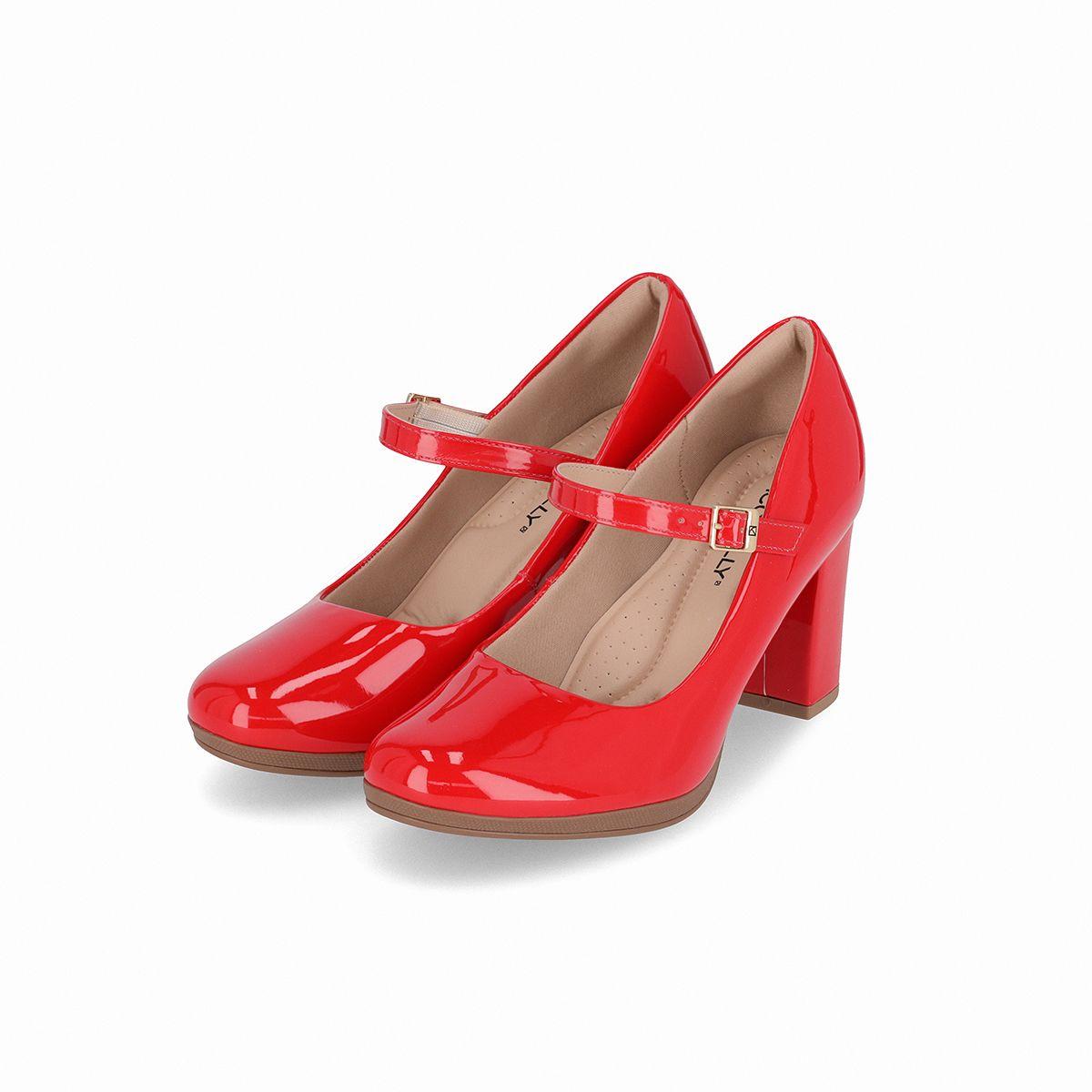 Zapato Mary Jane Mujer Rojo Deise 50 Piccadilly-1