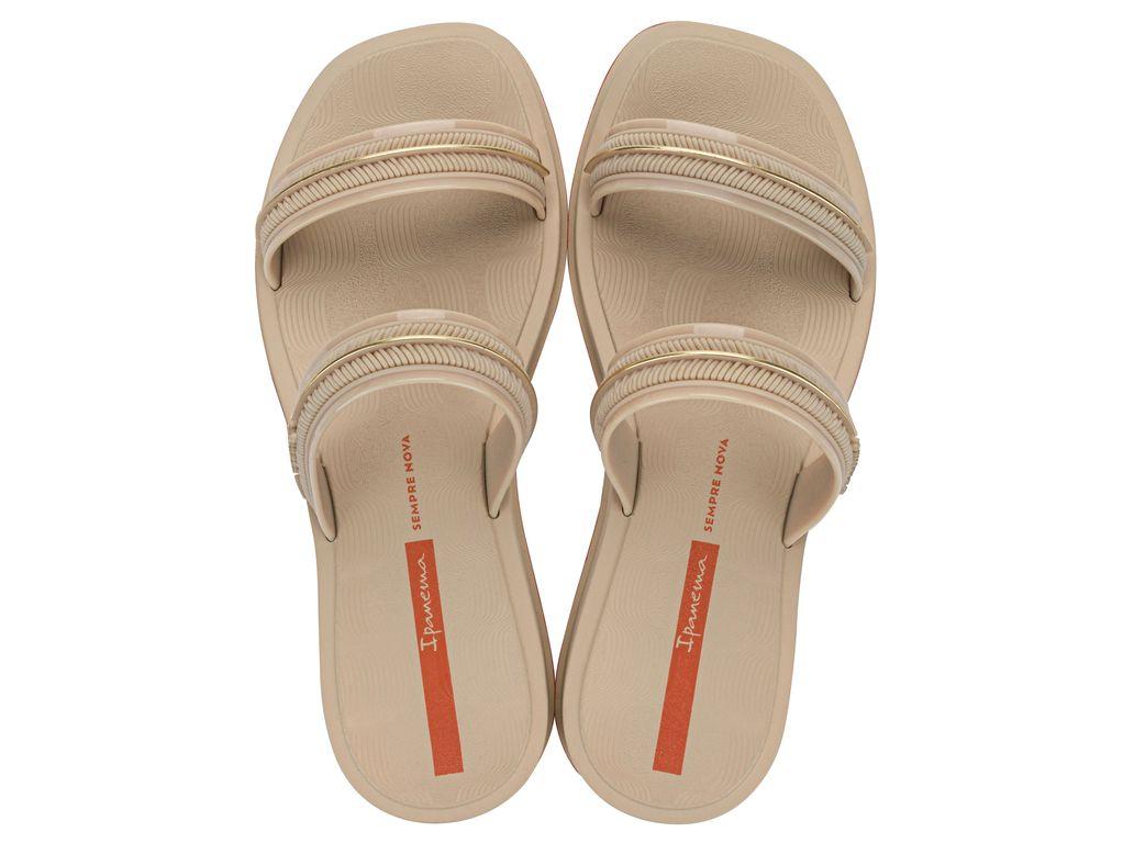 Sandalia Mujer Beige Glow Slide Ipanema-0