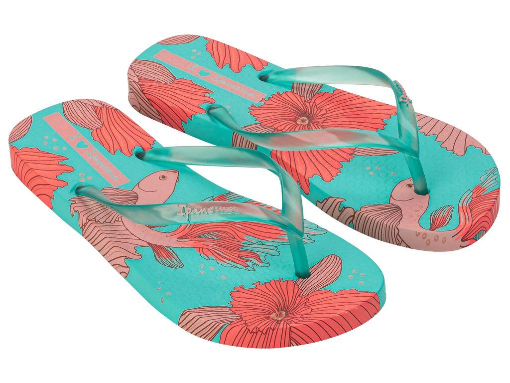 Sandalia Mujer Azul/RosaSummer Ipanema-1