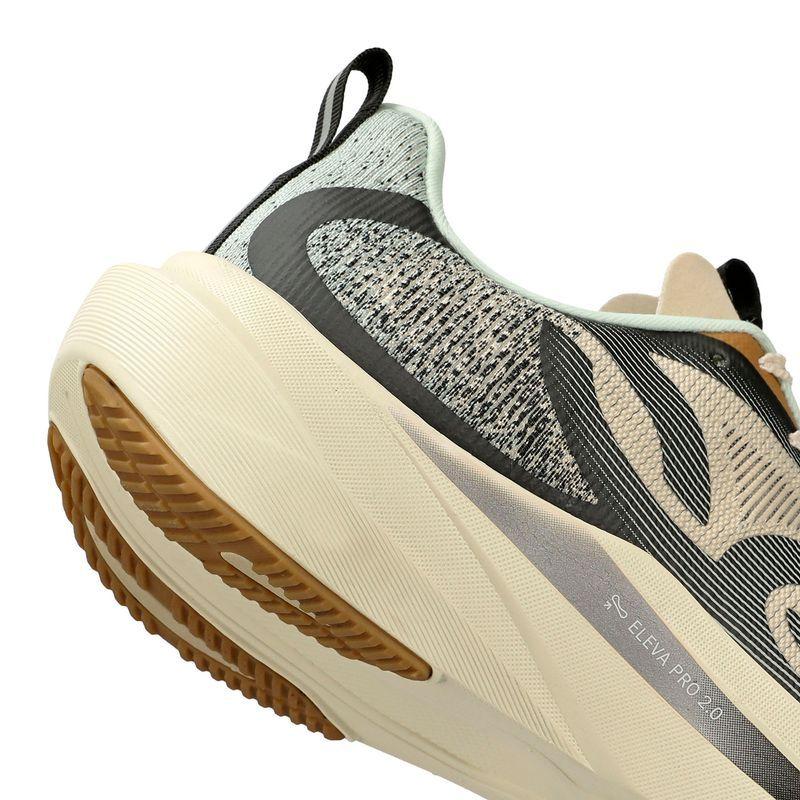 Zapatilla Running Mujer CORRE VENTO 3 Algodón/Negro-7