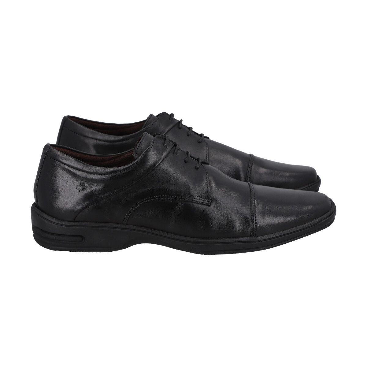 Zapato Formal Hombre Cuero Negro 514  Perlatto-3