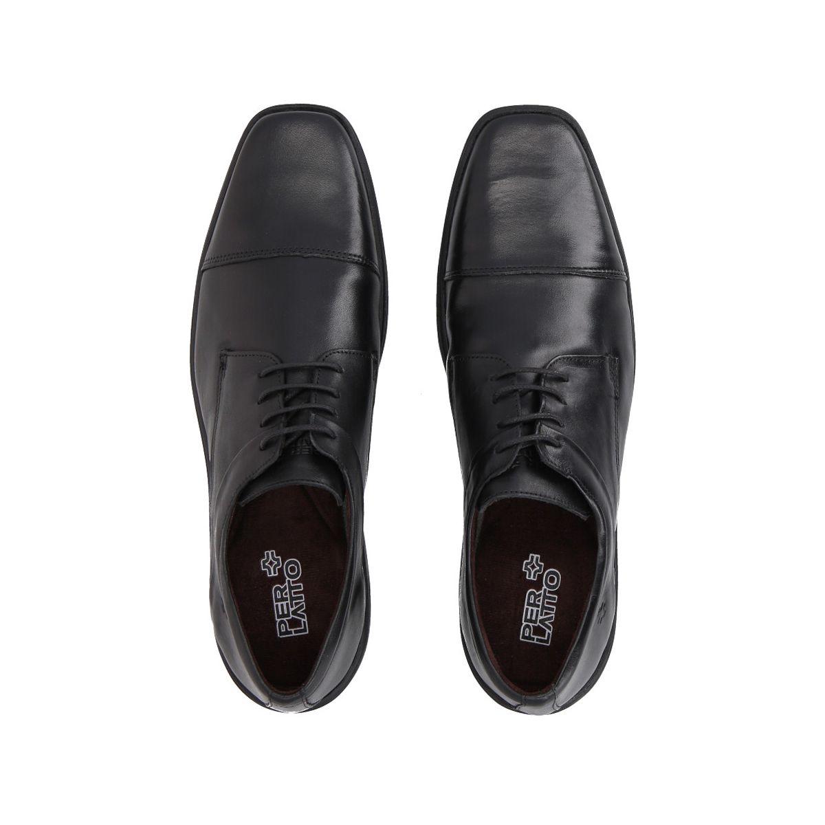 Zapato Formal Hombre Cuero Negro 514  Perlatto-4