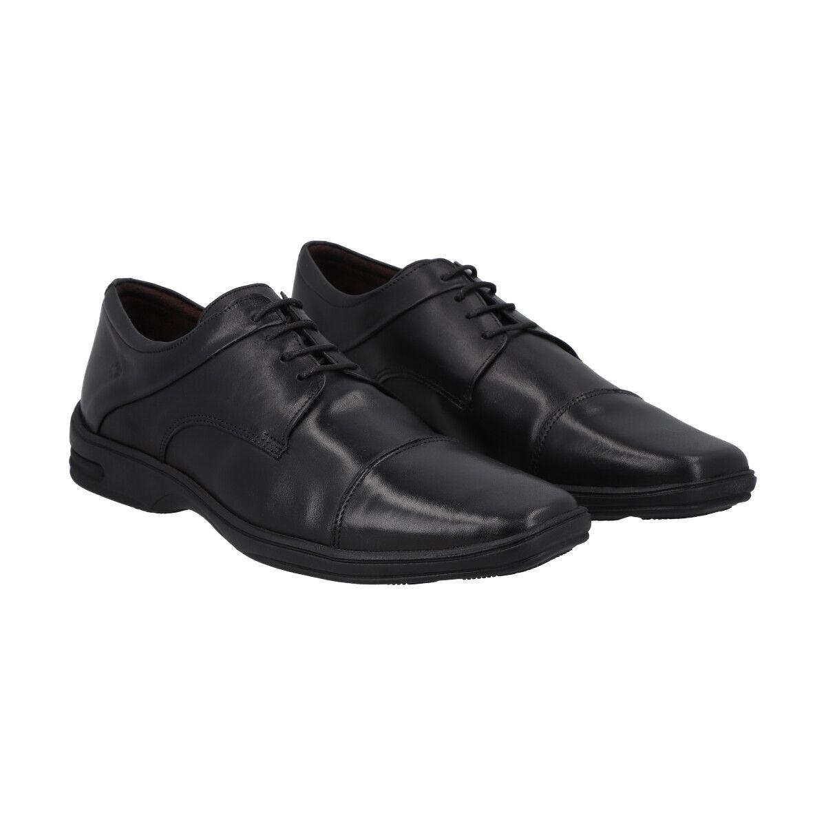 Zapato Formal Hombre Cuero Negro 514  Perlatto-1