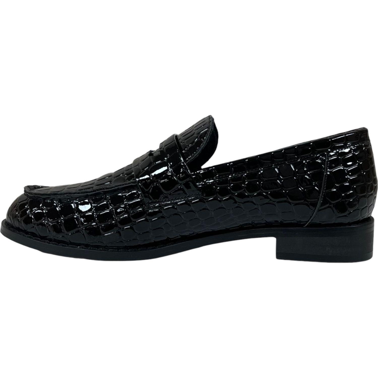 Mocasin Mujer Negro Salamanca Detogni-3