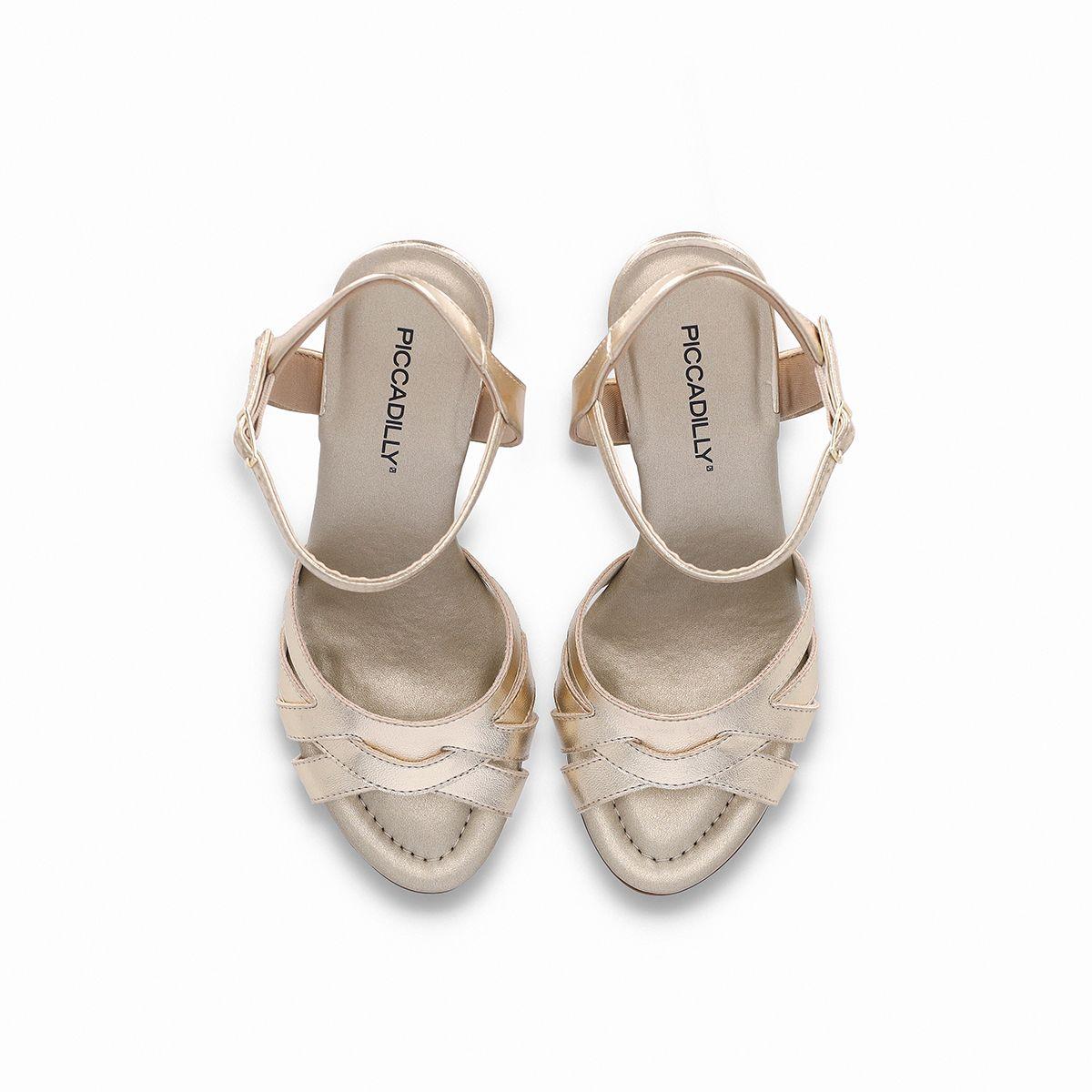 Sandalia Mujer Dorado Rafa Piccadily-2
