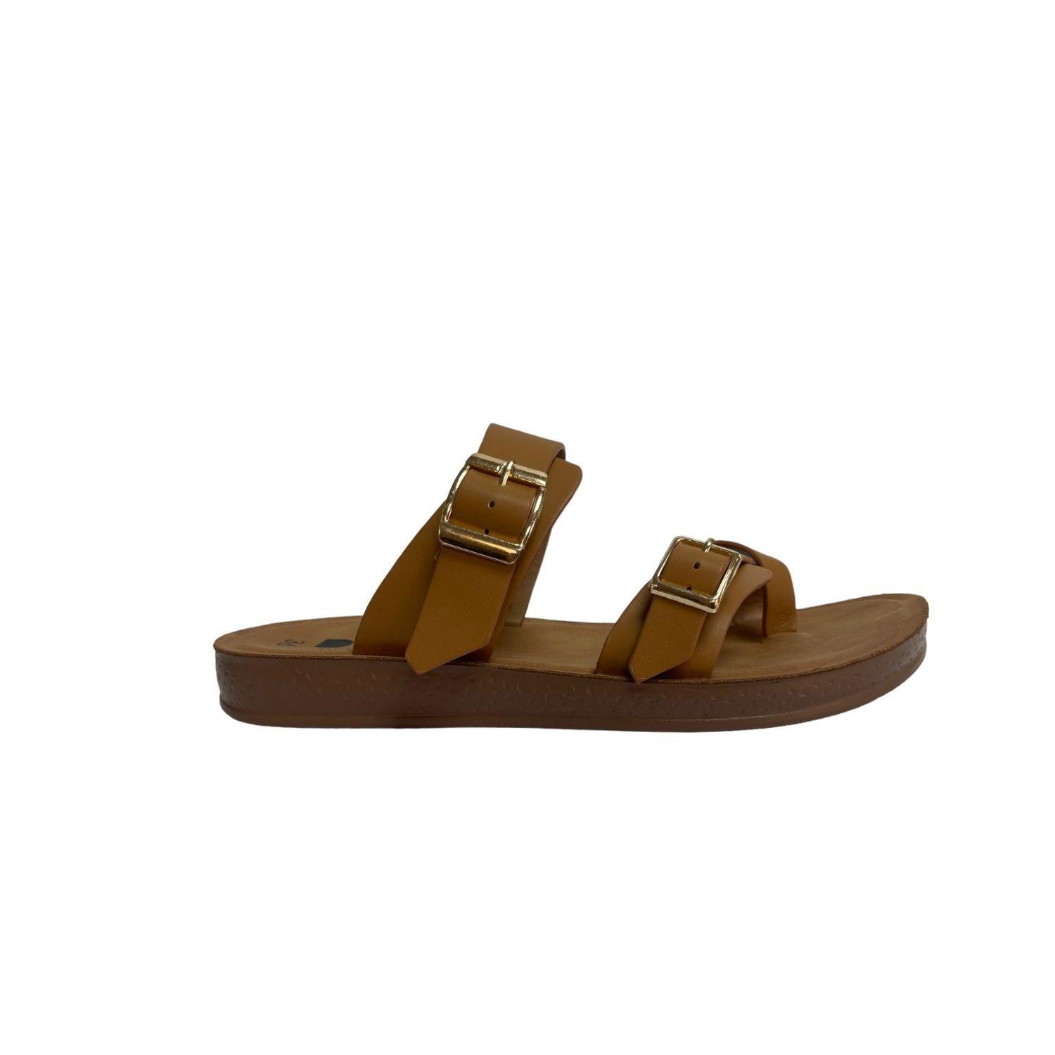 Sandalia Mujer Camel Soledad Detogni-0
