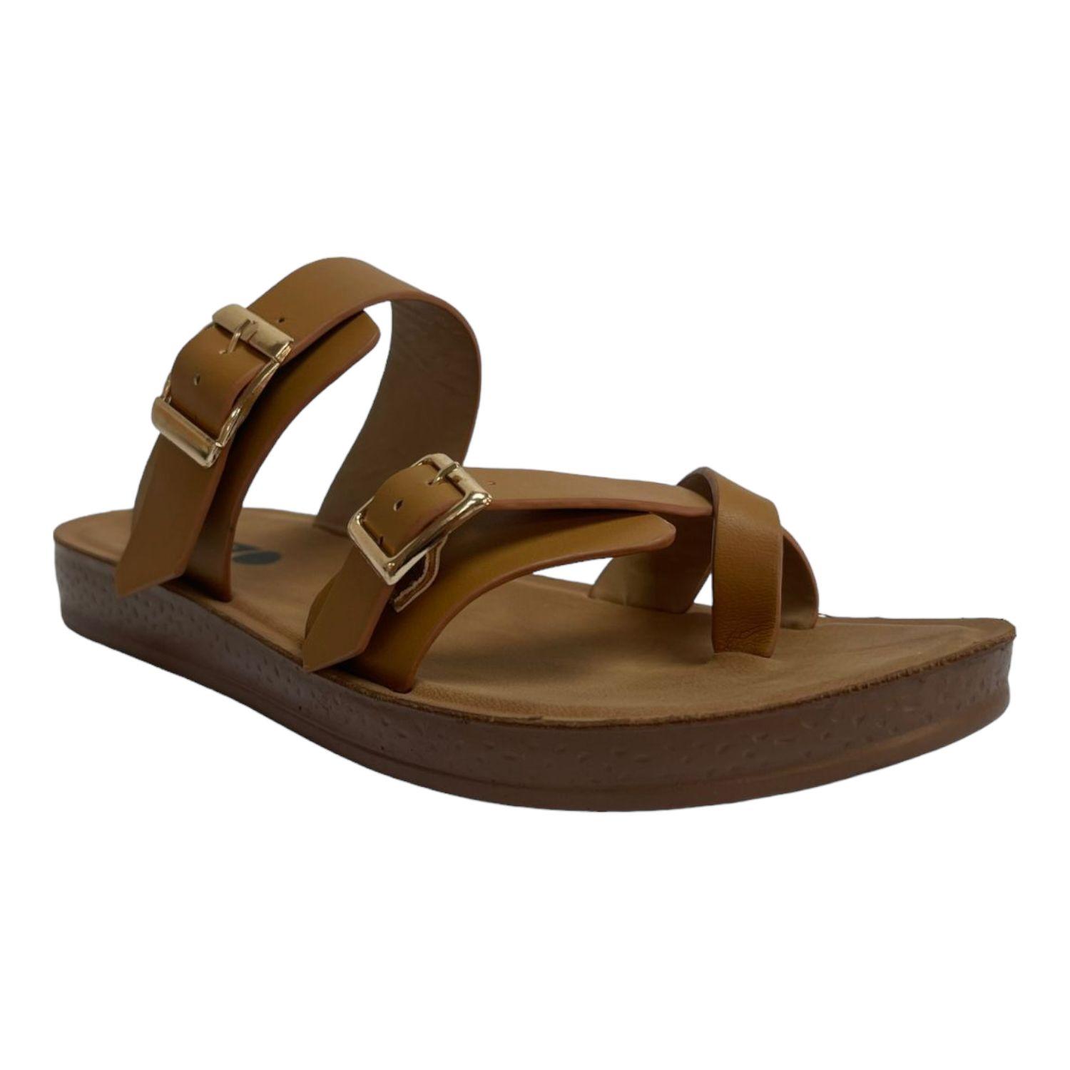 Sandalia Mujer Camel Soledad Detogni-2