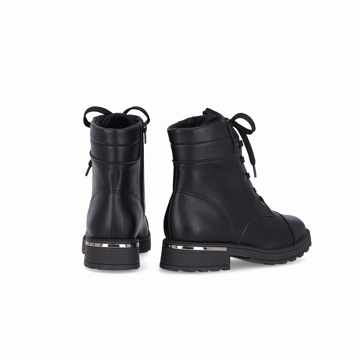 Botin Mujer Negro Gisa/Cordones Piccadilly-2