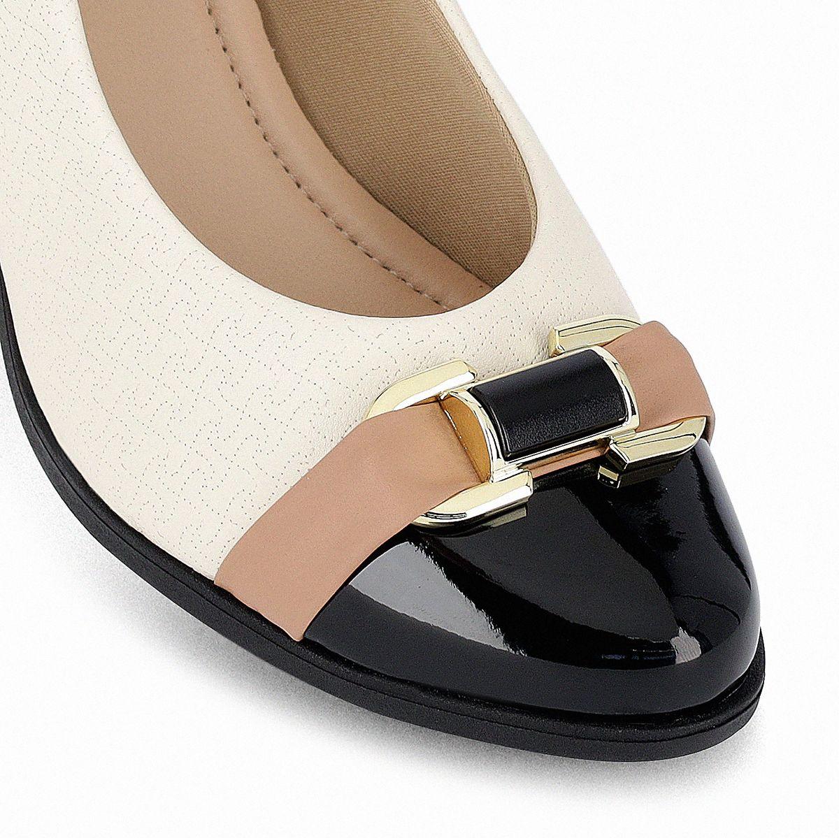 Zapato Danubia Blanco/Café Piccadilly-4