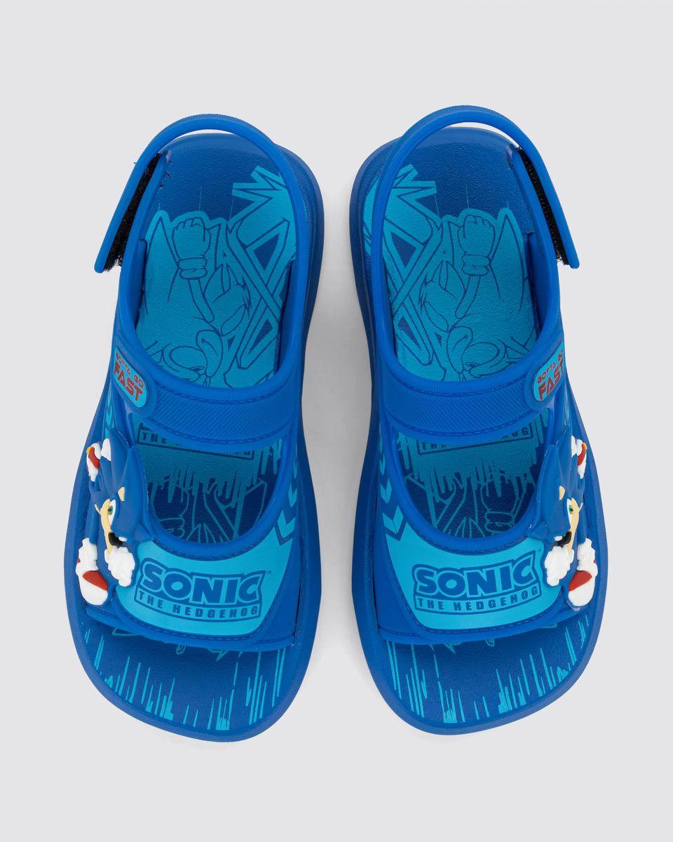Sandalia Infantil Azul Sonic Ipanema-1
