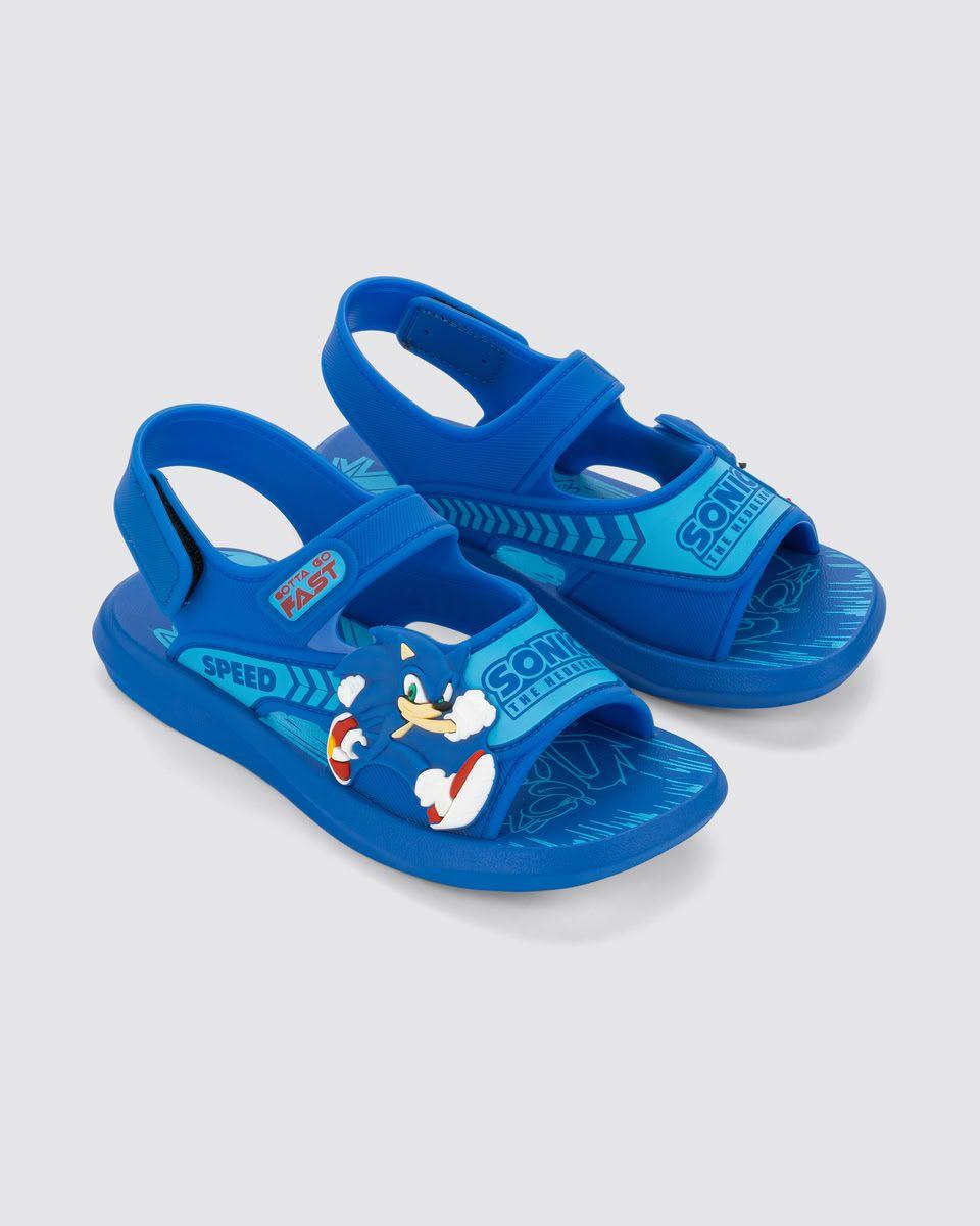 Sandalia Infantil Azul Sonic Ipanema-2