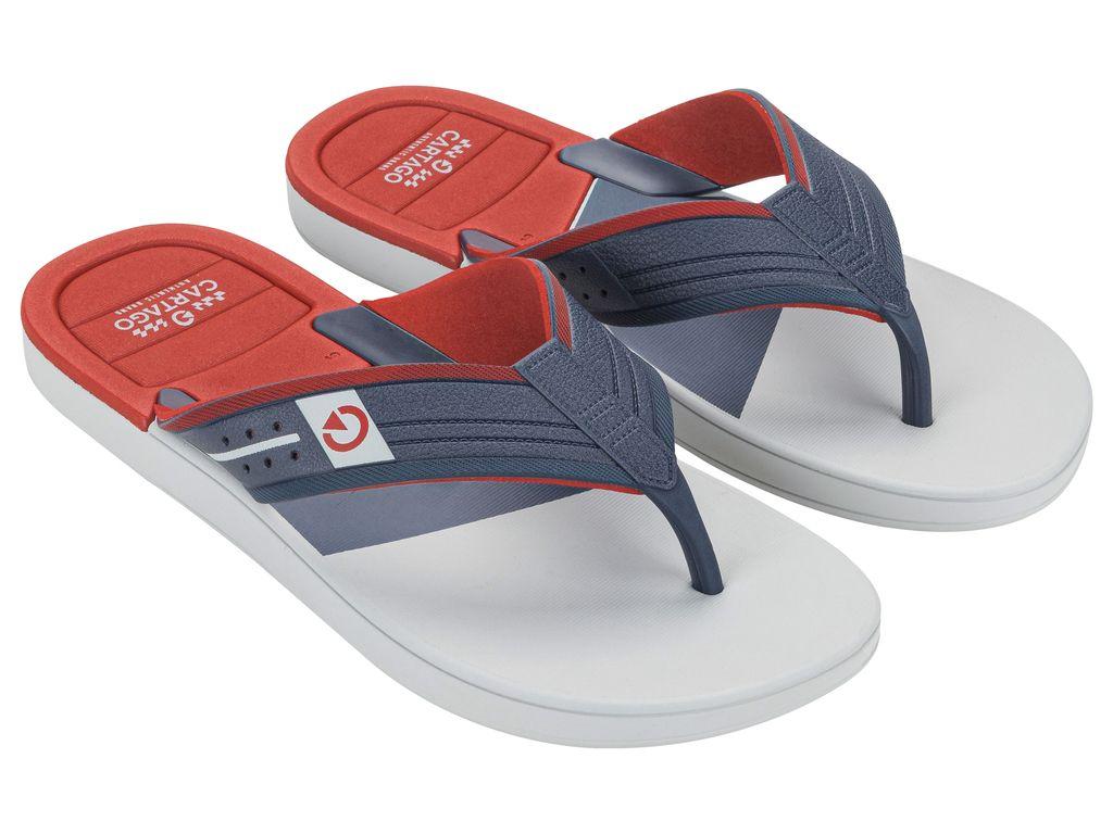 Sandalia Hombre Azul/Rojo Dallas Cartago-1