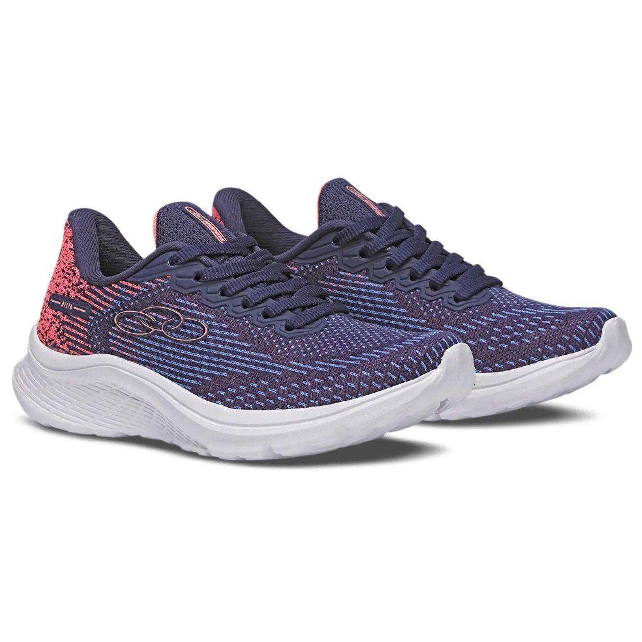 Zapatilla Infantil Delta Azul/Rosado Olympikus-2