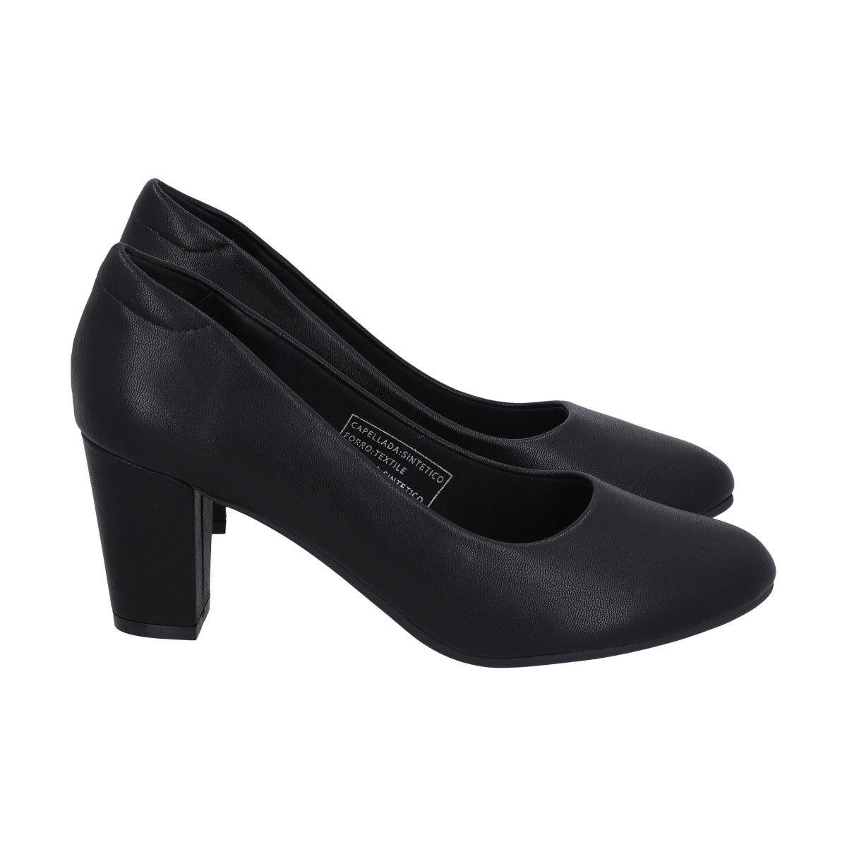 Zapato Mujer Negro Mary  Police-2