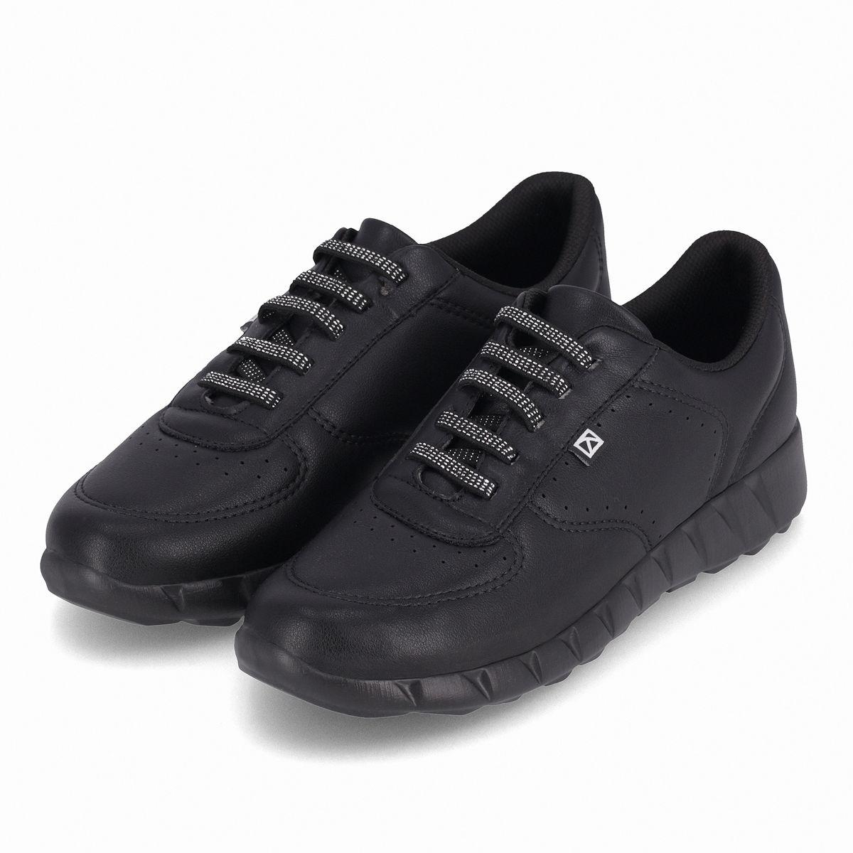 Zapatilla Mujer Negro/Crema Fabi 620 Piccadilly-2