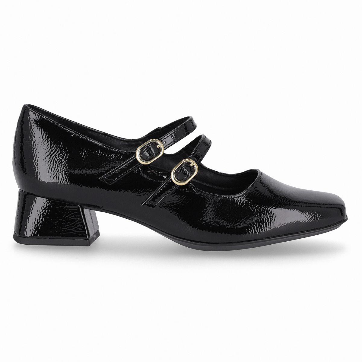 Zapato Mary Jane Mujer Negro/Charol Tati Piccadilly-0