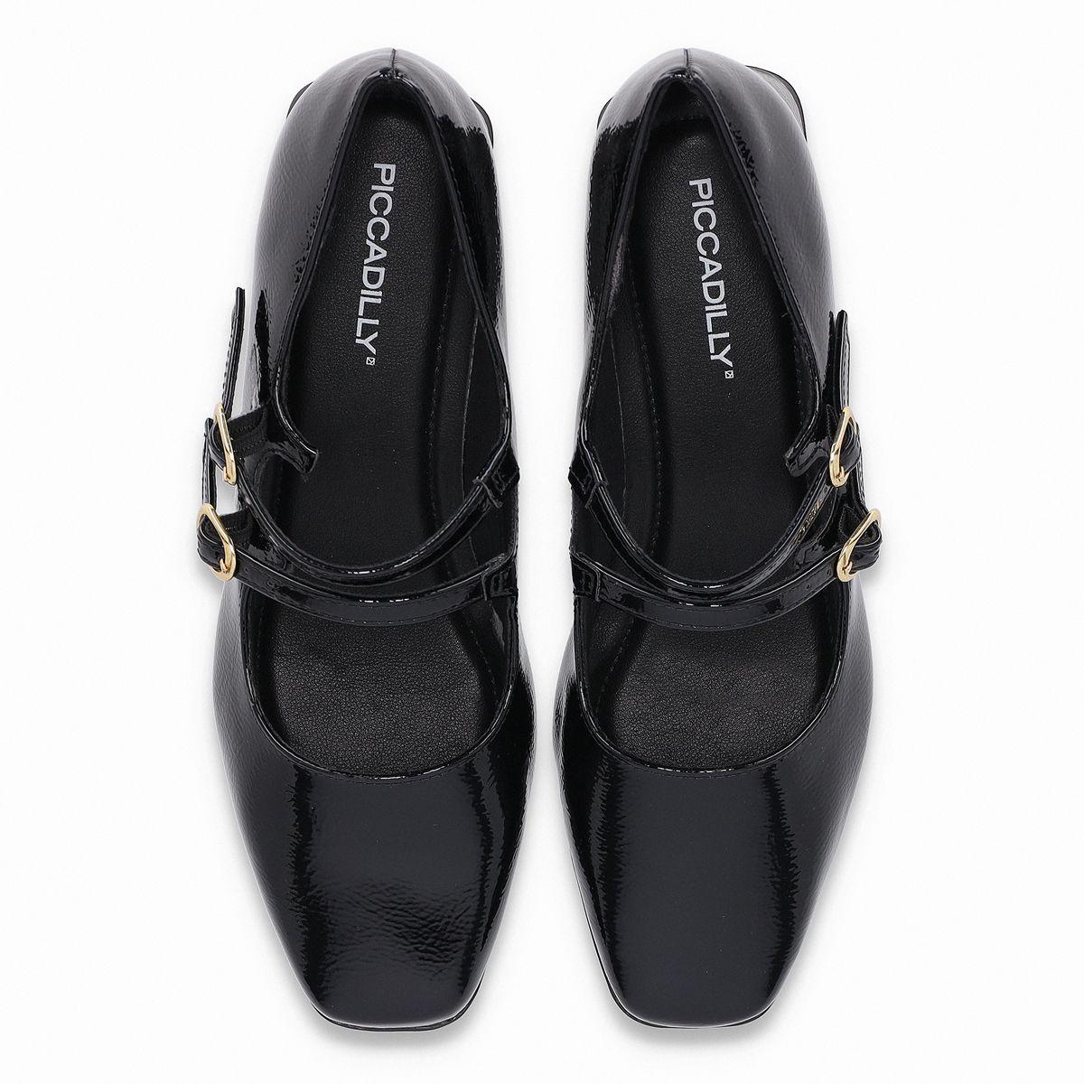Zapato Mary Jane Mujer Negro/Charol Tati Piccadilly-1