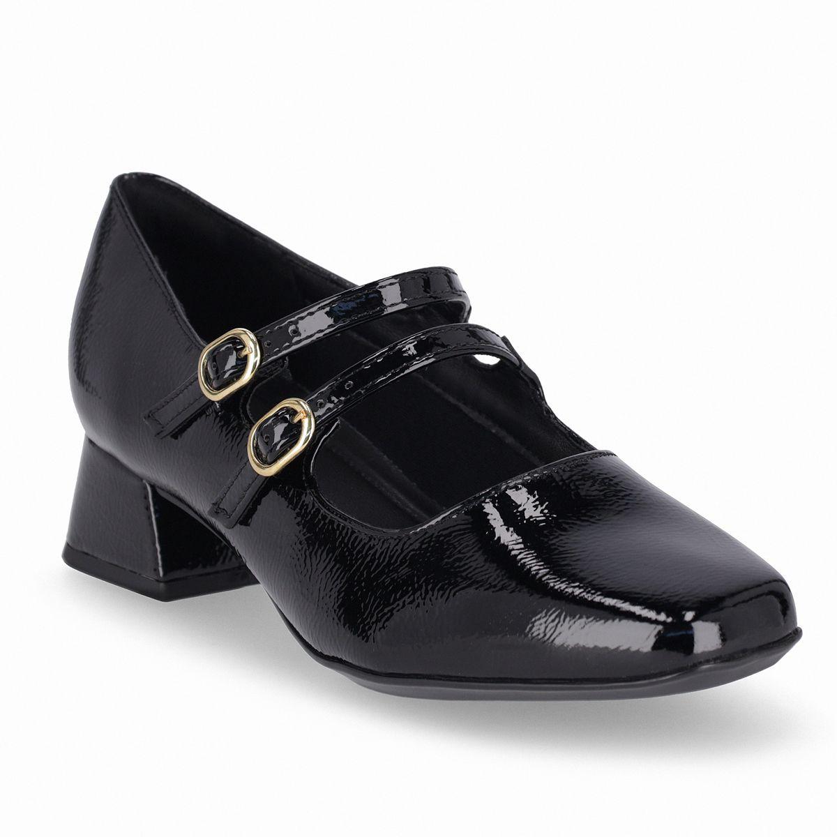 Zapato Mary Jane Mujer Negro/Charol Tati Piccadilly-3
