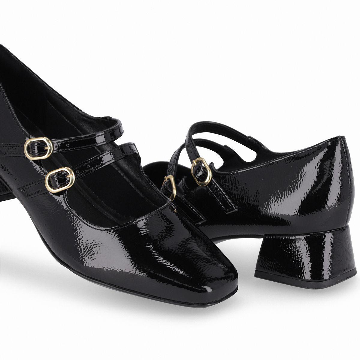 Zapato Mary Jane Mujer Negro/Charol Tati Piccadilly-4