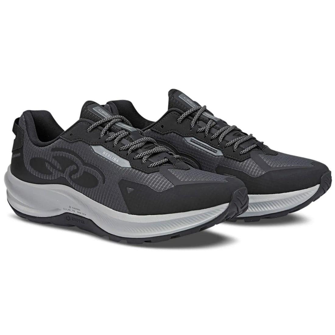 Zapatilla Trail Running Hombre Neblina Gris-1