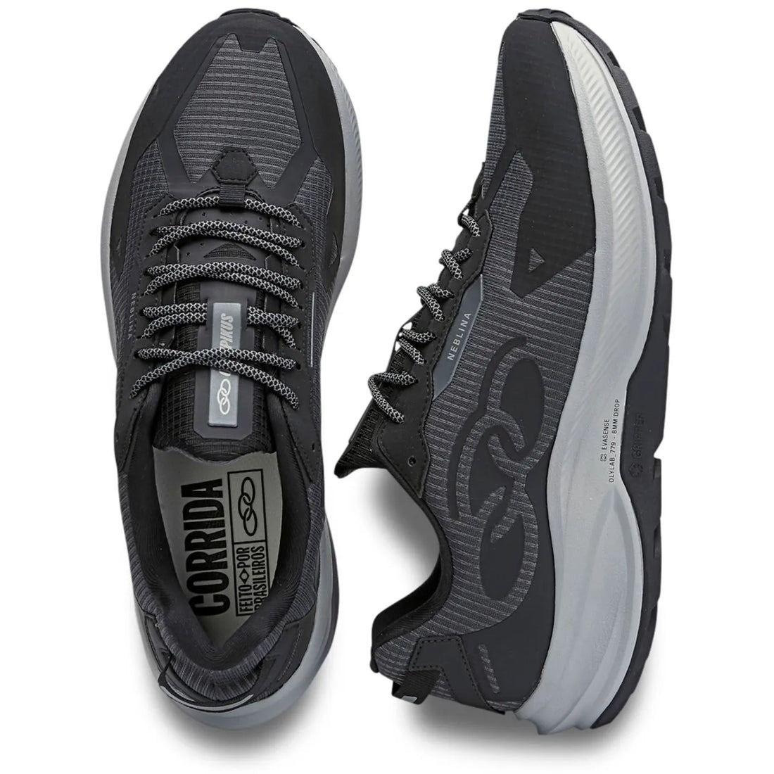 Zapatilla Trail Running Hombre Neblina Gris-3