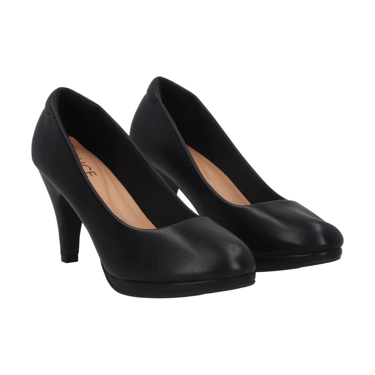 Zapato Mujer Negro Silvia Police-4