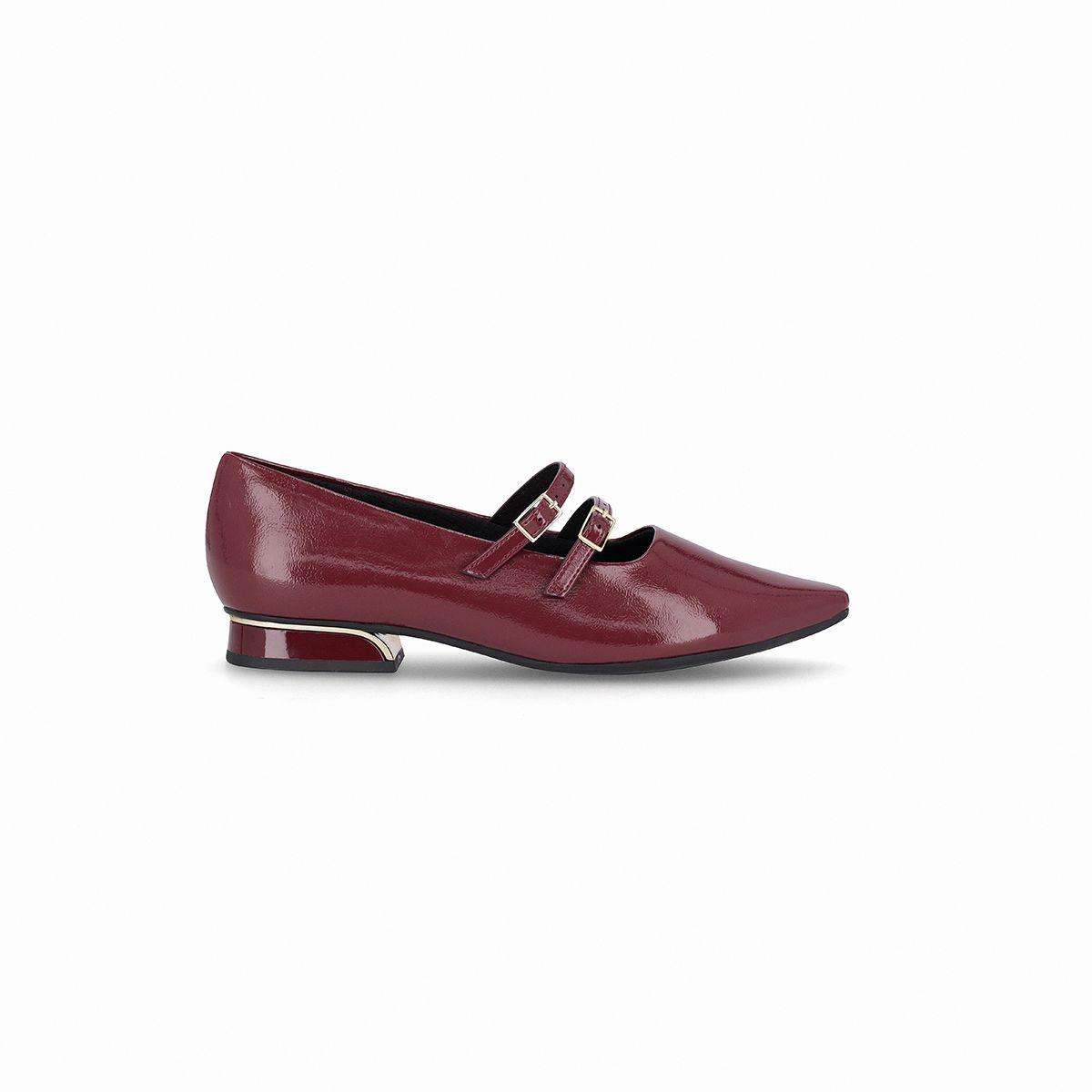Zapato Mujer Vino/Hebilla Silvia 911 Piccadilly-0