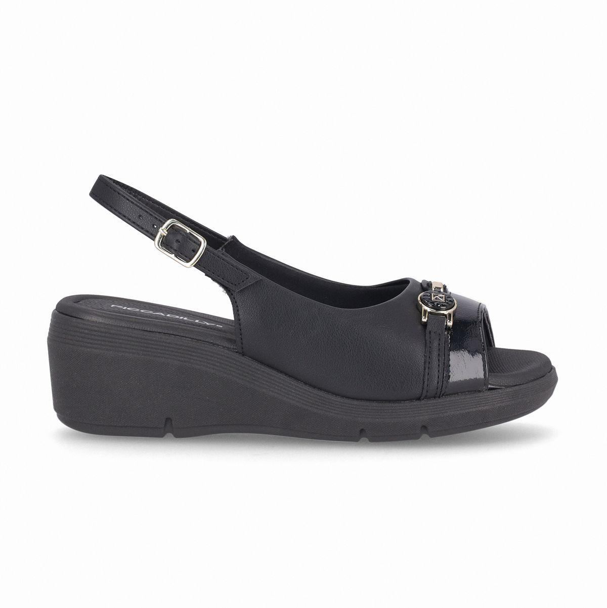 Sandalia Mujer Negro Cecilia 339 Piccadilly-0